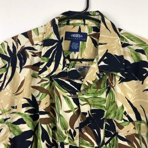Russ Collection Palm Tree Print Shirt - Picture 3 of 5